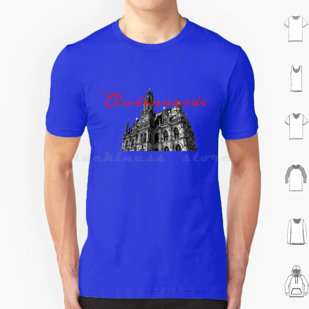 Oudenaarde gótico ciudad salón Bélgica camiseta hombres mujeres niños 6xl atracción turística belga Bélgica Benelux edificio ciudad