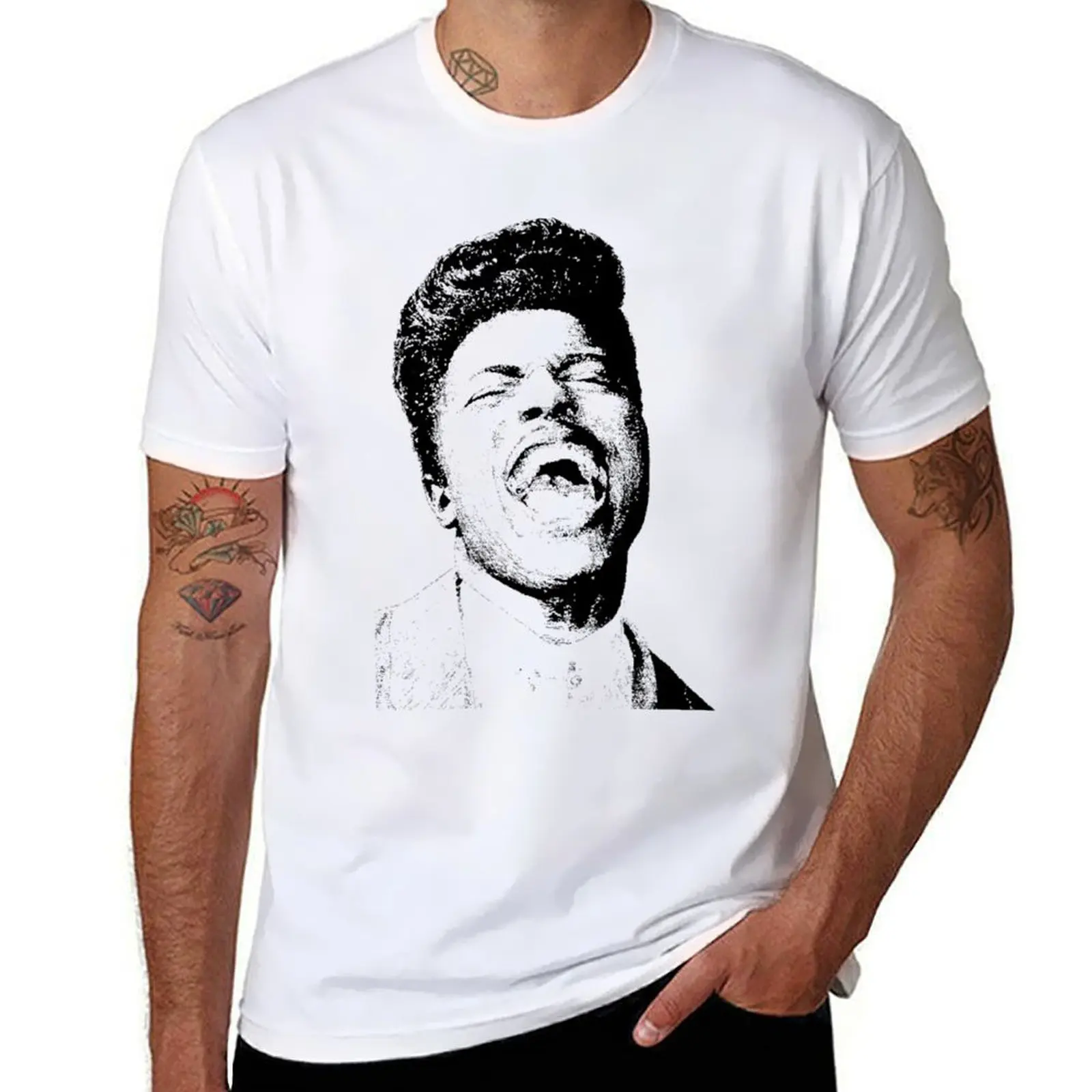 

Here's Little Richard T-Shirt man t shirts high quality luxury brand printed t shirts for man g man t shirts for men T-shirt