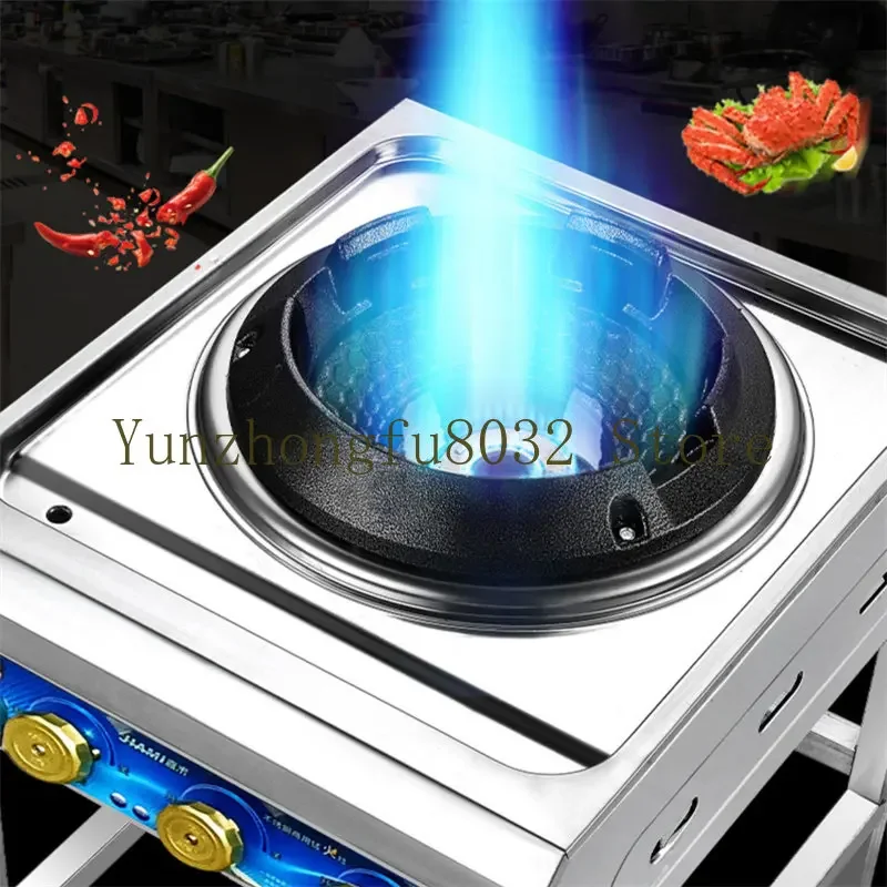 Home Fierce Fire Stove Gas Cooktop Commercial Single Burner Medium and High Pressure Liquefied Gas Stove Energy-saving Gas Hob