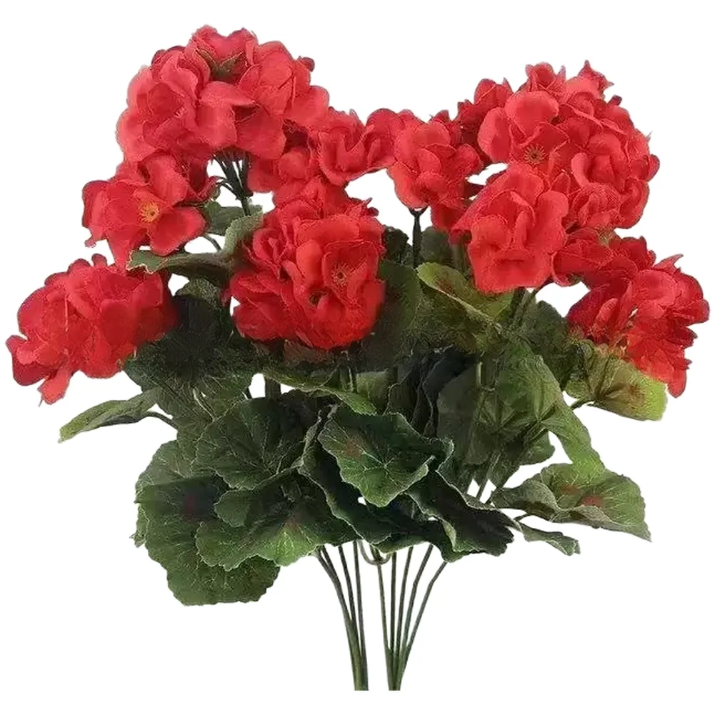 For Home Decor Begonia Bouquet Party Decoration Low Maintenance Flowers Craft Supplies Sturdy Plastic Construction