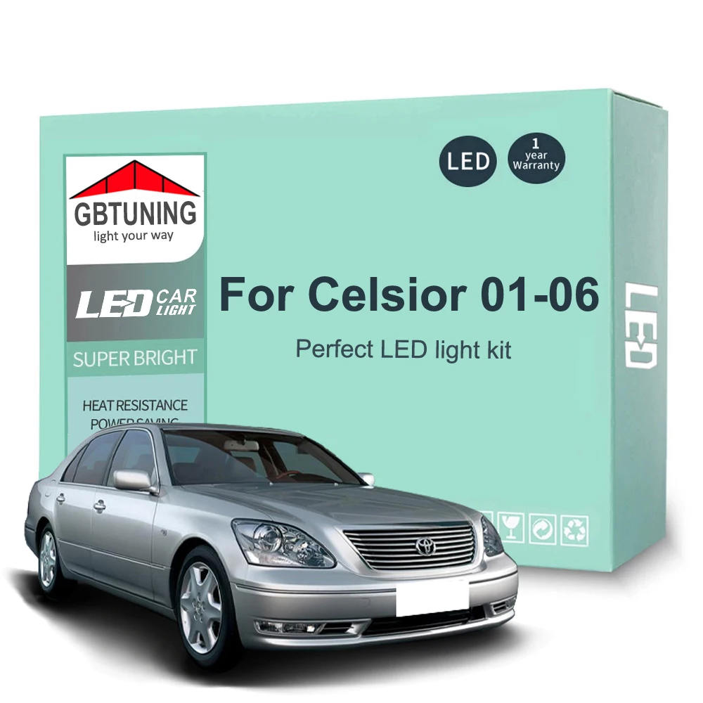 

24 шт., интерьерные фотолампы для Toyota celyor UCF30 UCF31 2001-2006