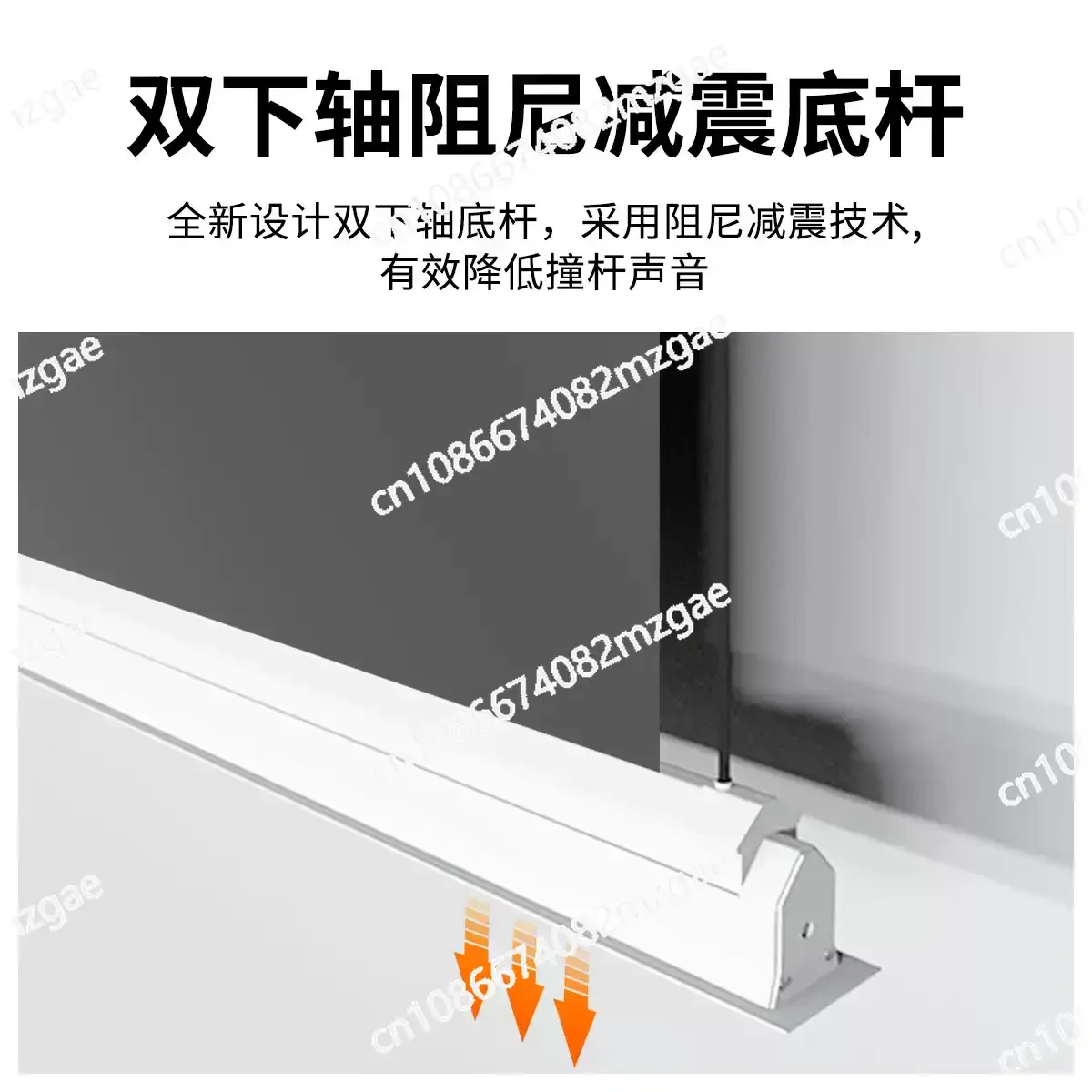 16:9 Anti-light HD Remote Control Tab-Tensioned Intelligent Electric Ceiling Recessed Projection Screen For Medium Long Focus