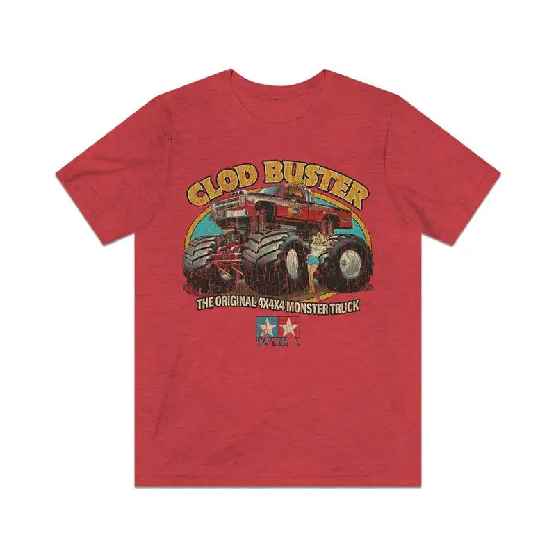 Clod Buster 4x4x4 Monster Truck 1987 Vintage Men's T Shirt