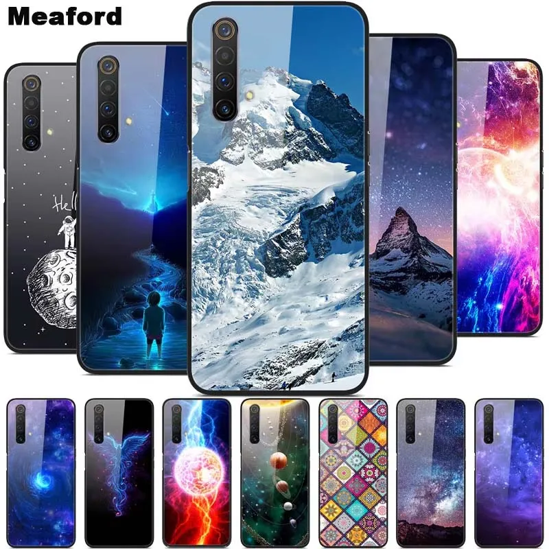 Luxury Cover Case for OPPO Realme X3 SuperZoom Tempered Glass Cover for OPPO Realme X3 Phone Case Realme X3  X 3 SuperZoom Coque