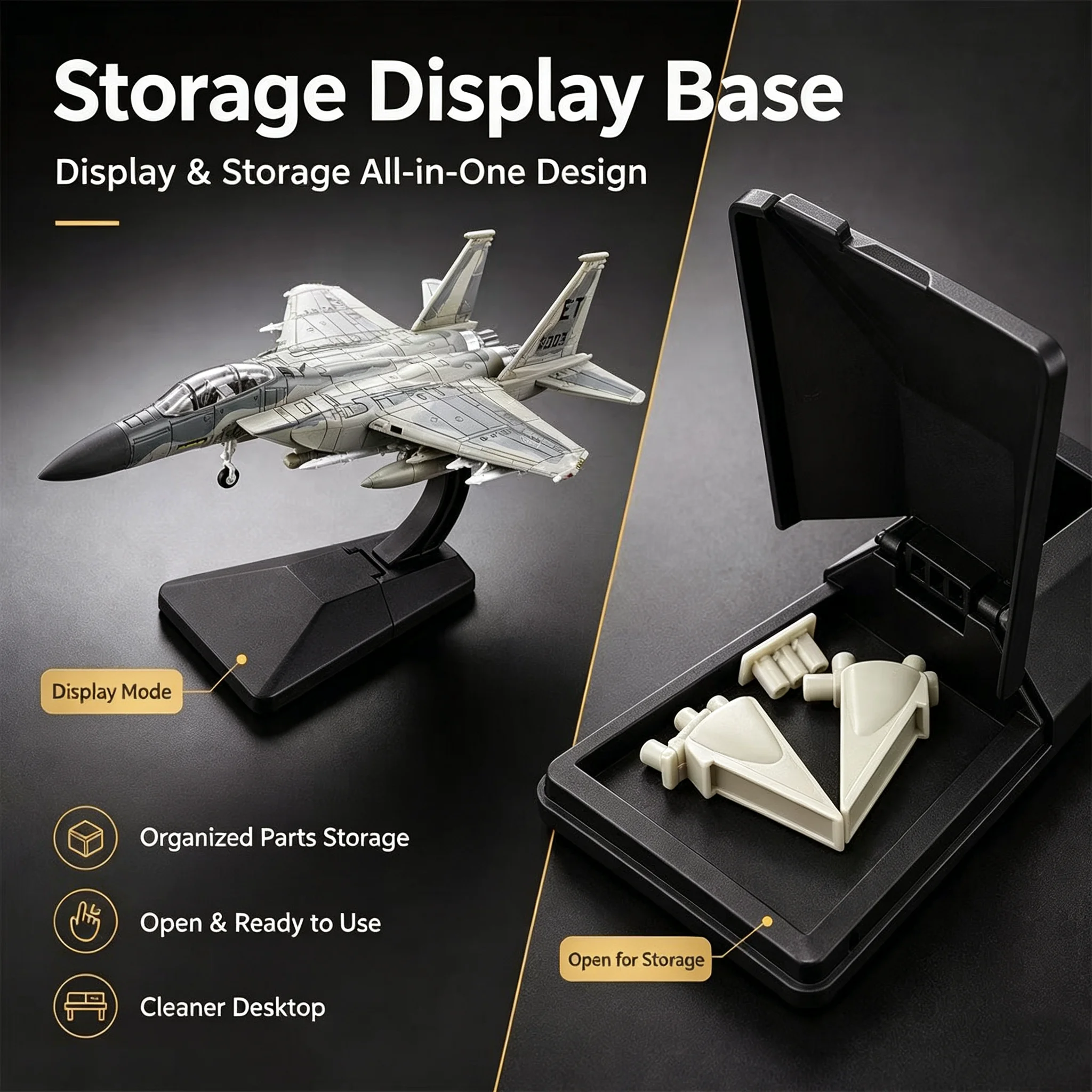 F‑15 Multi‑role Fighter Jet Building Blocks, US Eagle Heavy Fighter Aircraft Model, DIY Bricks Toy for Boys Adult Collection