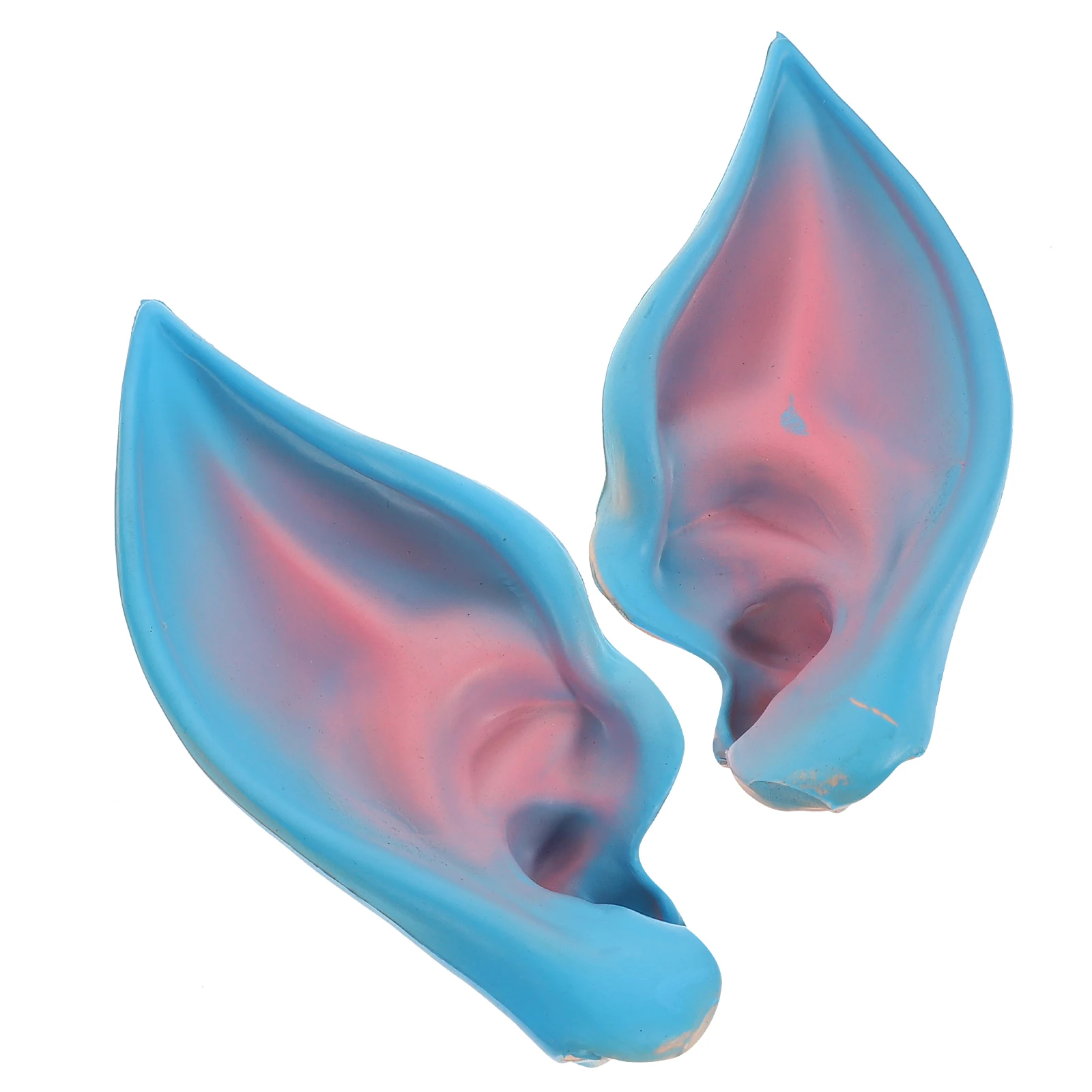 1 Pair Simulation Elf Ears For Cosplay Fairy Halloween Party Accessory Skin-Like Ear Prop Masquerade Carnival Costume Headwear