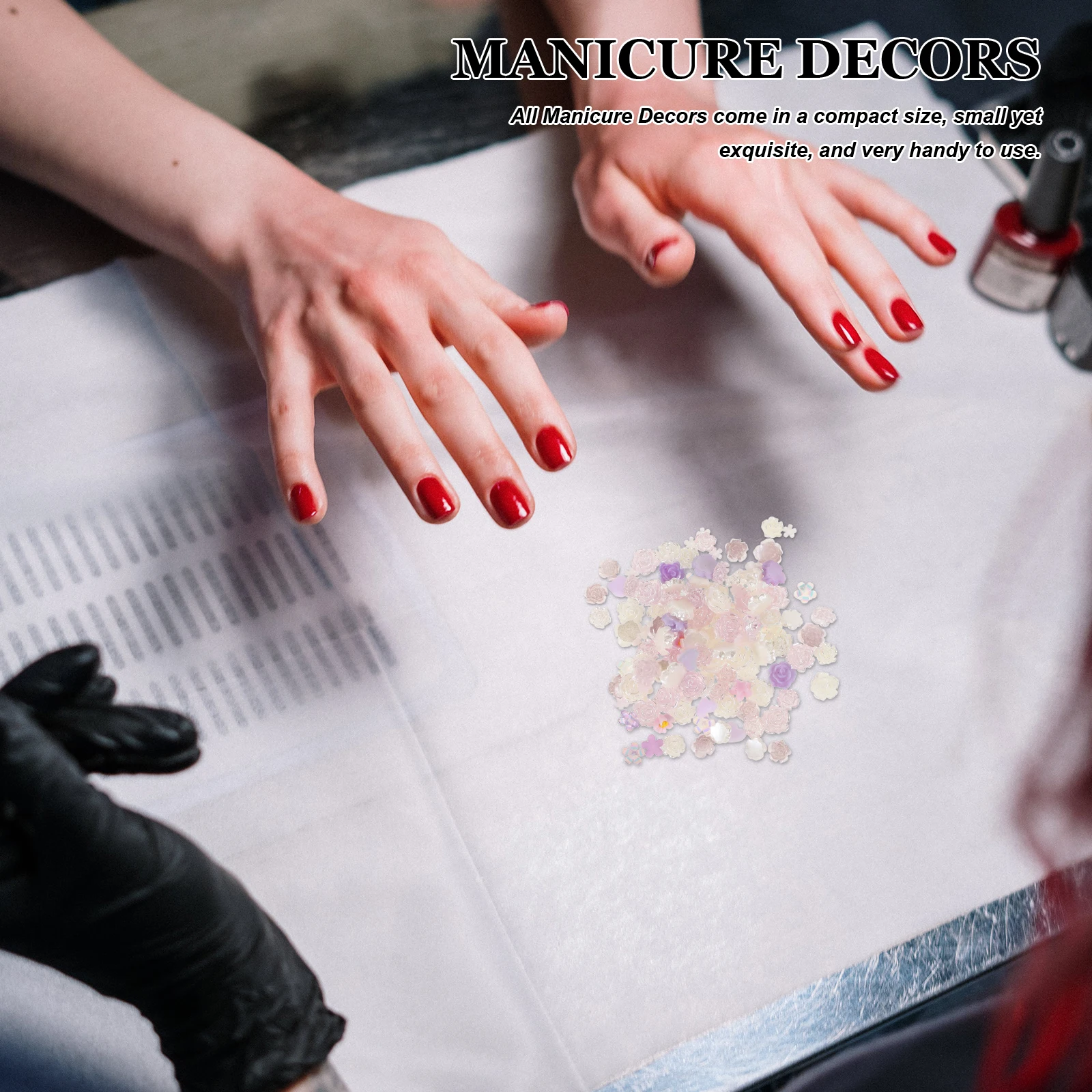 

Resin Flower Nail Decorations 3 Bags Pins Rose Colored Crafts Jewelry Supplies Unique Design Manicure Art Decors Phone Case