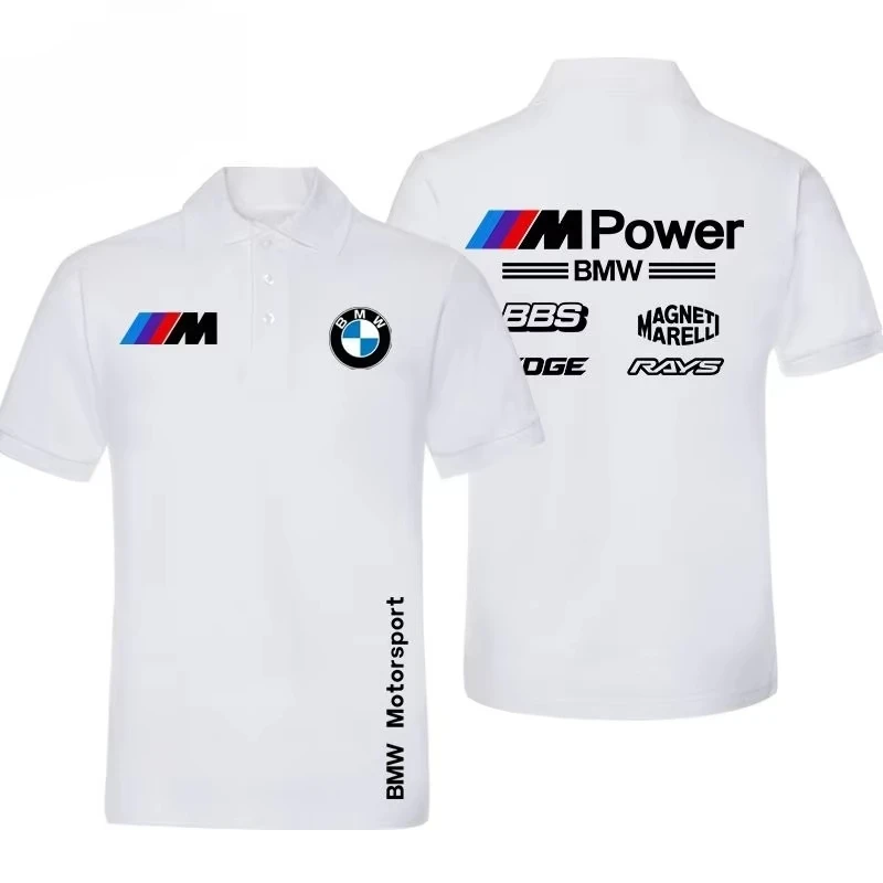 

25-26 BMW Motorrad BMW Heavy Locomotive Motorcycle Racing Suit Peripheral Polo Shirt Men's Summer Casual Clothes
