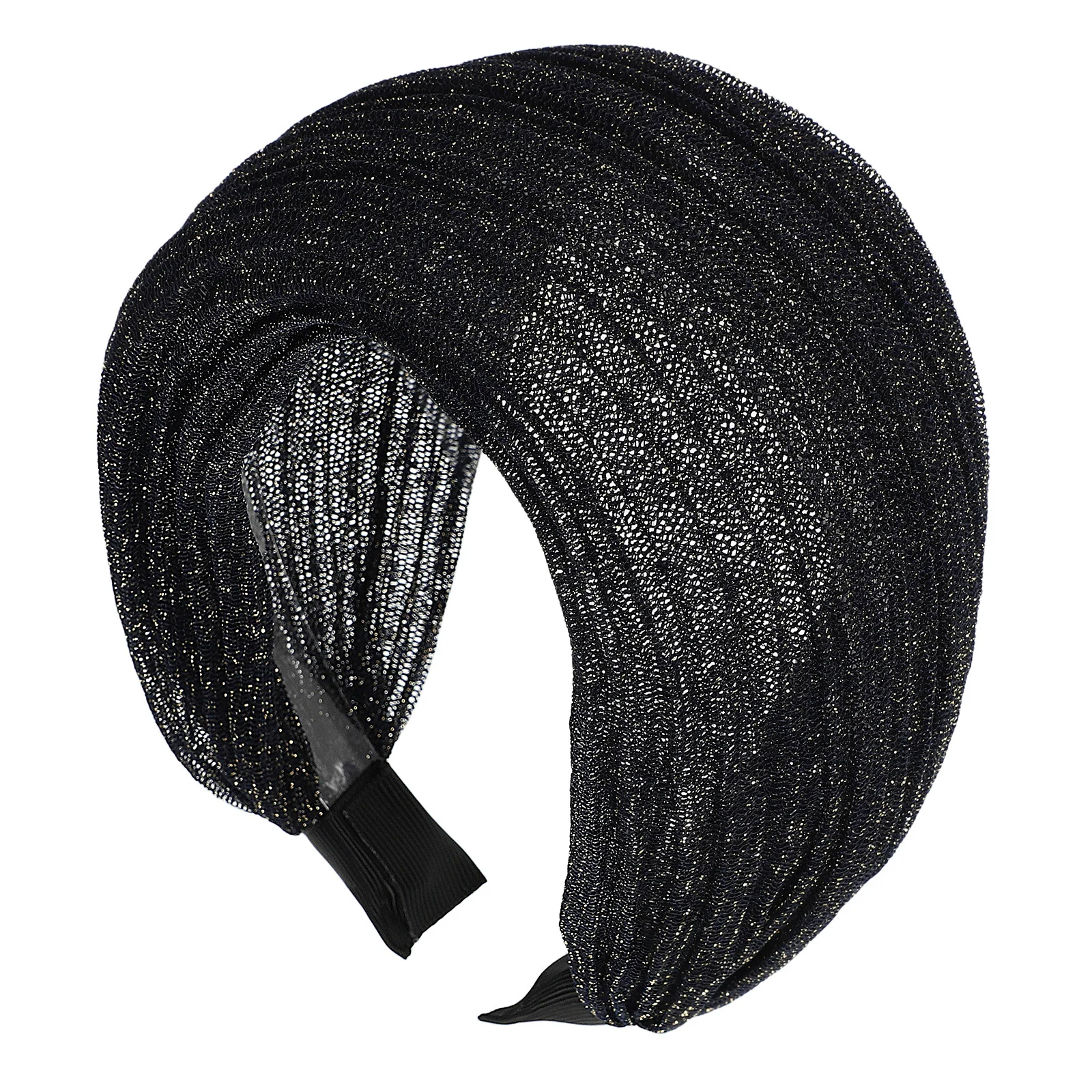 

Wide Non Slip Hairbands for Women Elastic Padded Headwear Accessories for Gym Casual Retro Large Hair Hoops Wide Headband
