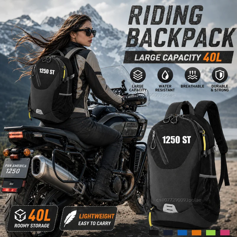 For Pan America 1250 Special RA1250 2021 2022 2023 Large Capacity WaterRacing travel Men waterproof Backpack Bag Motorcycle Gift