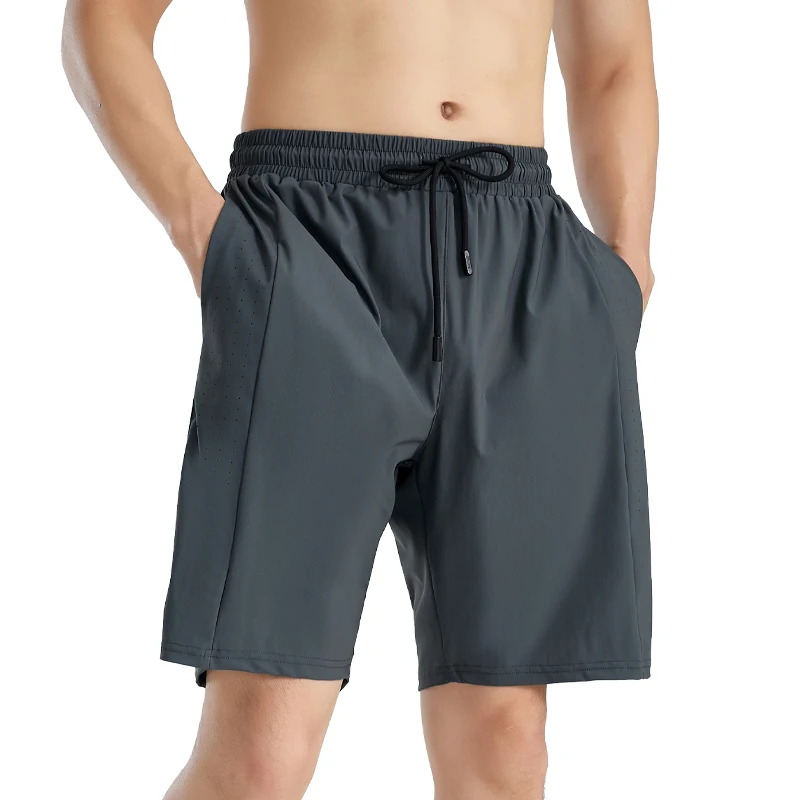 Breathable Running Shorts Outdoor Fashion Loose Beach Gym Golf Tennis Short Pants Summer Mesh Pocket Reflective Shorts