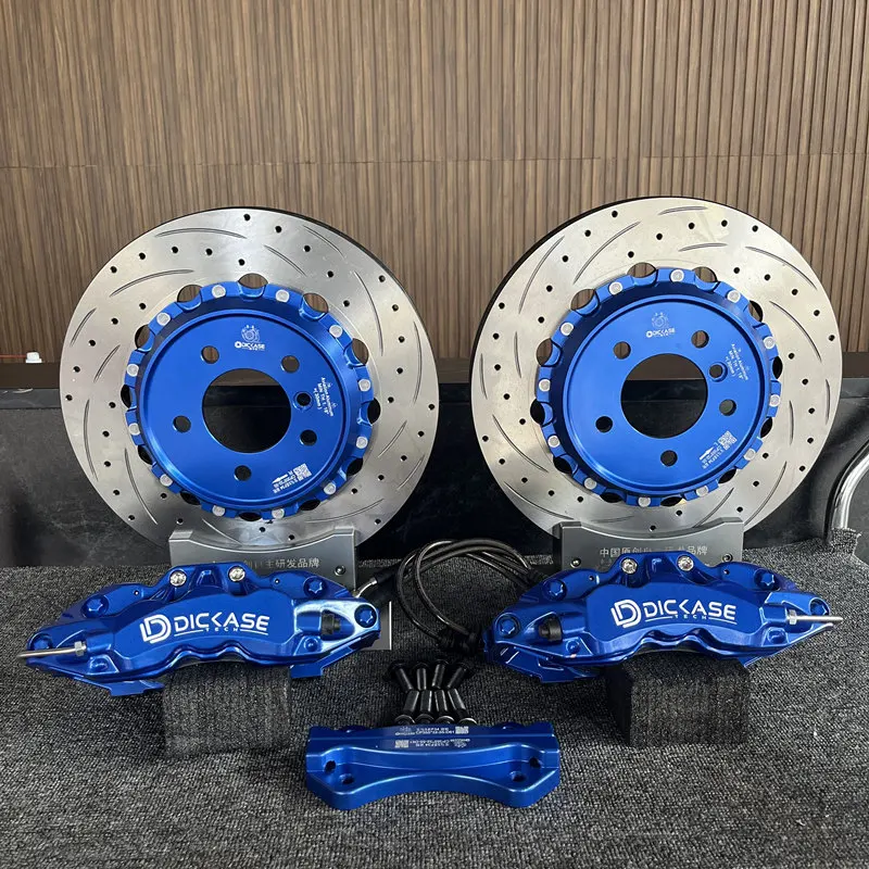 Dickass Blue Auto Big Brake Kit 6 Pot Break Caliper Covers for Mazda 6 gh Nissan Patrol Y61 Honda S2000 VW Tiguan