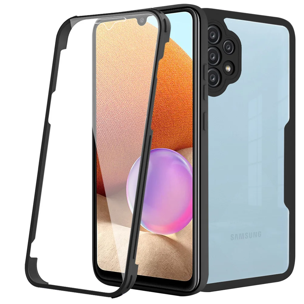 For Samsung A82 Case Galaxy A72 A52 A34 A24 A14 Cover Full Body Protection Case Protective Double Sided Cover Funda Coque Capa