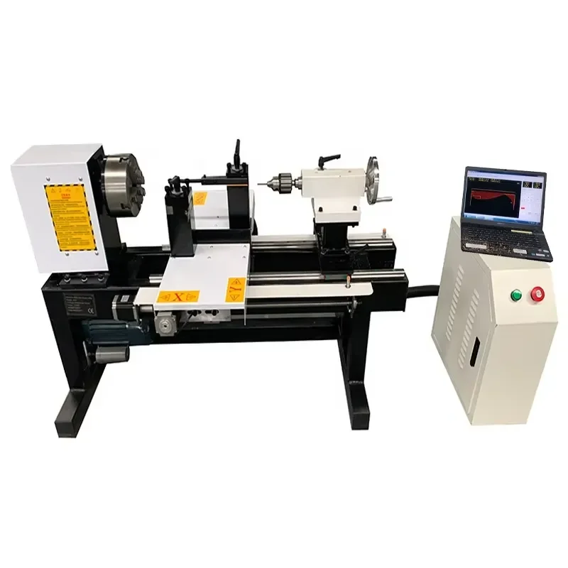 Multifunctional U-UA26 Wood Beads Bowls Cups Making Machine Computer Control 4 Axis Mini CNC Lathe