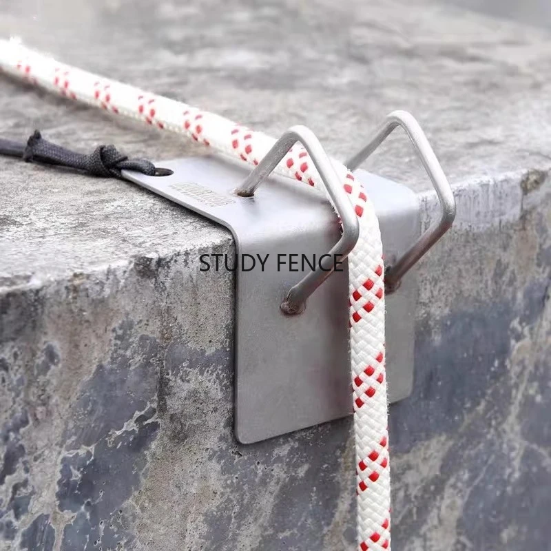 1pc Stainless Steel Right Angle Rope Protector Corner Protector Wear Resistant Rope Protector Hardware Accessories Small Tool