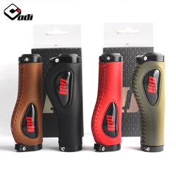 ODI Grips Leather MTB Handles Cuff Grip Ergon Lock on Mountain Bike Handlebar Cover Bicycle Grips Fists Mtb BMX Cuffs