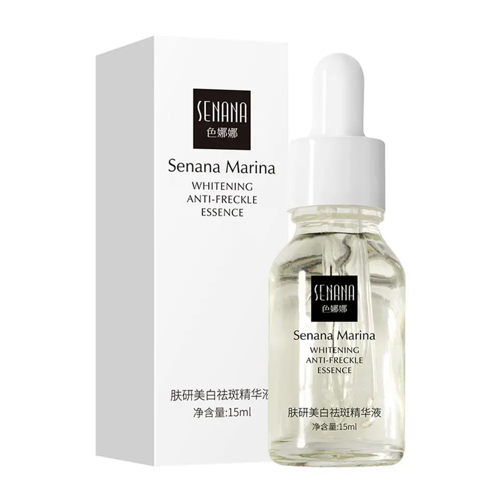 White ning Sommersprossen Gesicht Serum Aufhellung entfernen Akne Essenz schrumpfen Poren feuchtigkeit spendende Hautpflege 15ml