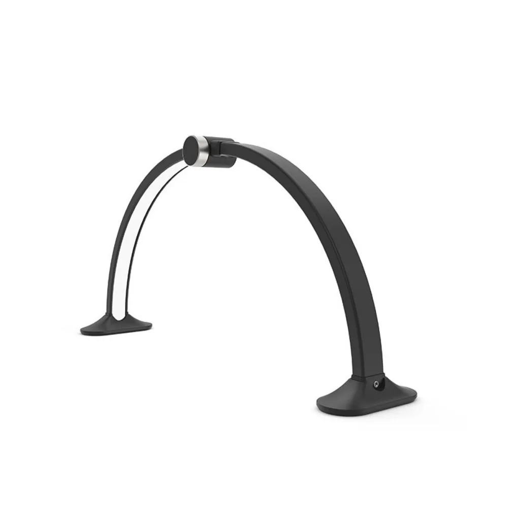 Lampe LED Pliante en Demi-Lune de 48W pour Extension de Cils, Lumière de Lecture Remplie, Luminosité Réglable