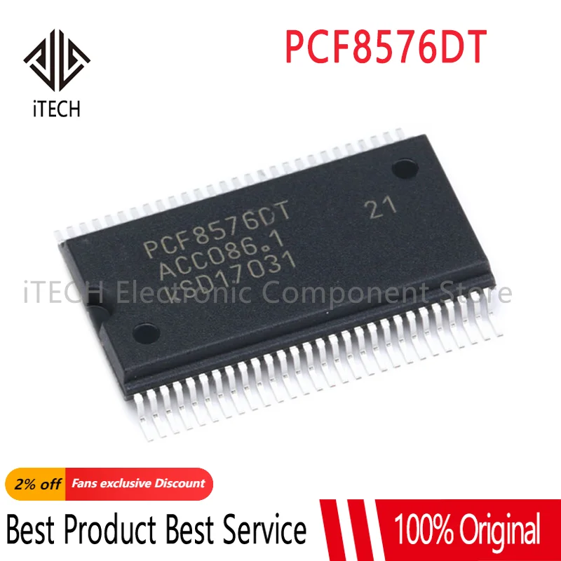 

10PCS/LOT 100% NEW PCF8576DT TSSOP56 In Stock