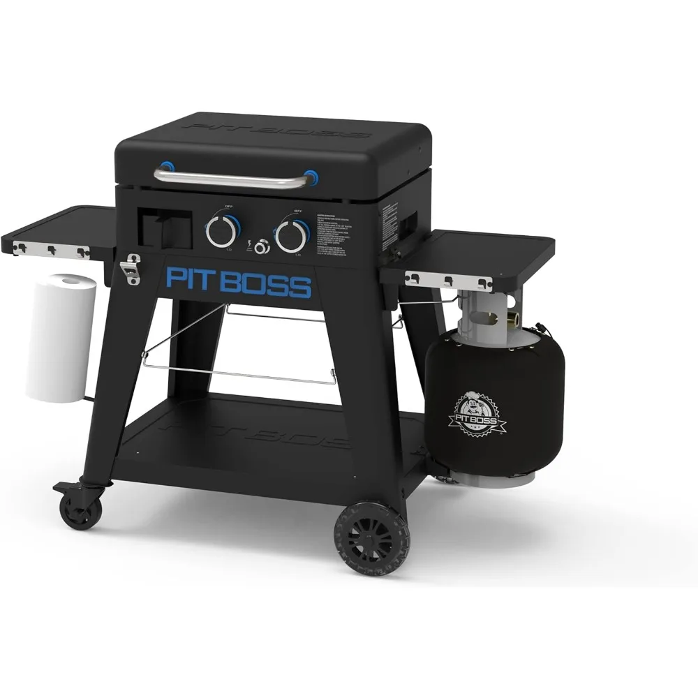 

US Shipping 2 Burner Commercial Gas Griddle Black Ultimate Professional Restaurant