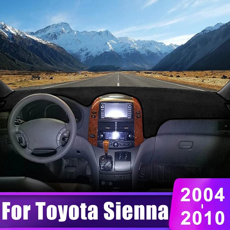 

For Toyota Sienna XL20 2004 2005 2006 2007 2008 2009 2010 Car Dashboard Sun Shade Cover Instrument Desk Non-slip Pad Accessories