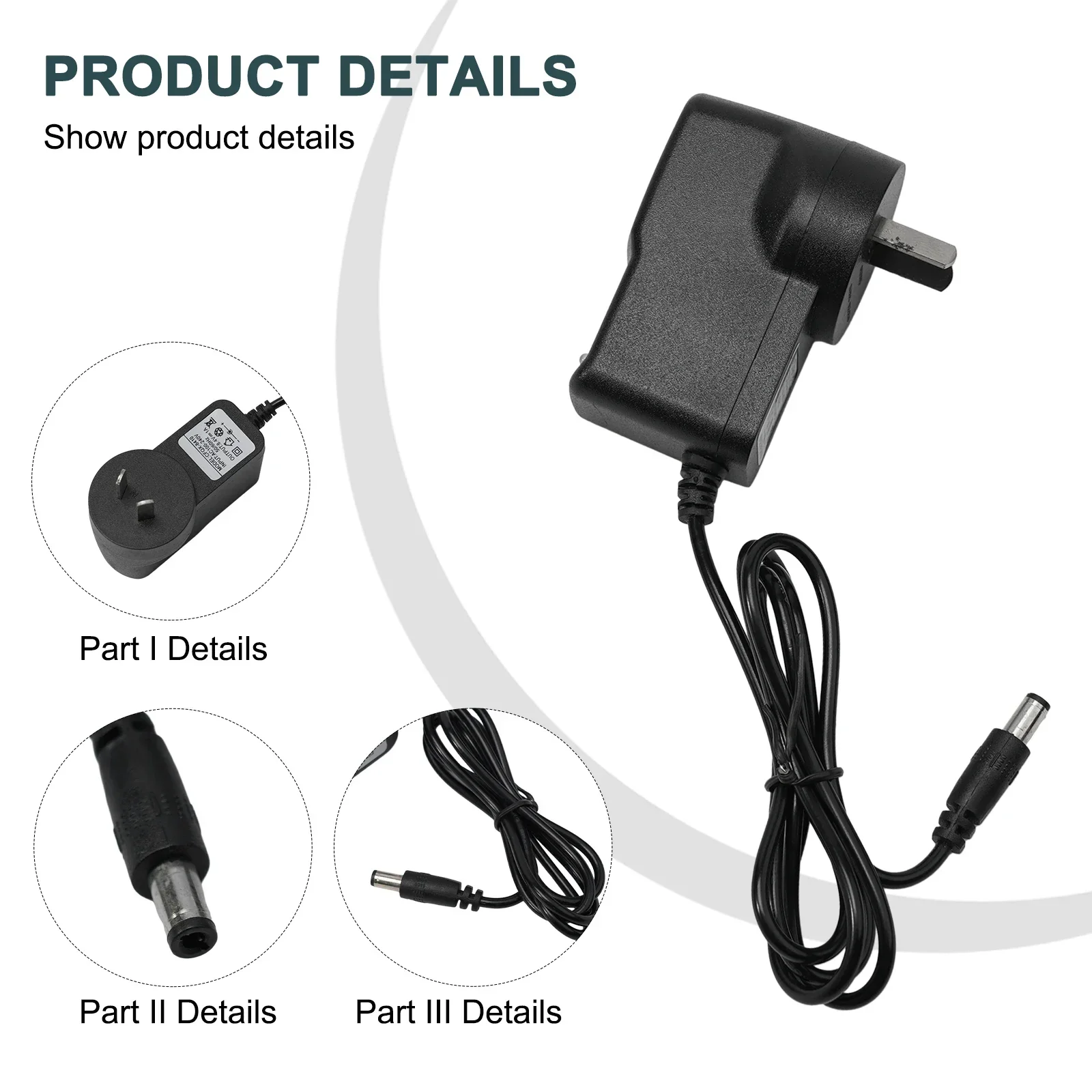 

Headlamp Adapter DC 8.4V 1A Charger 1Pcs AC 100V - 240V 50/60HZ Black Bike Accessories 2022 New Bicycle Equipments