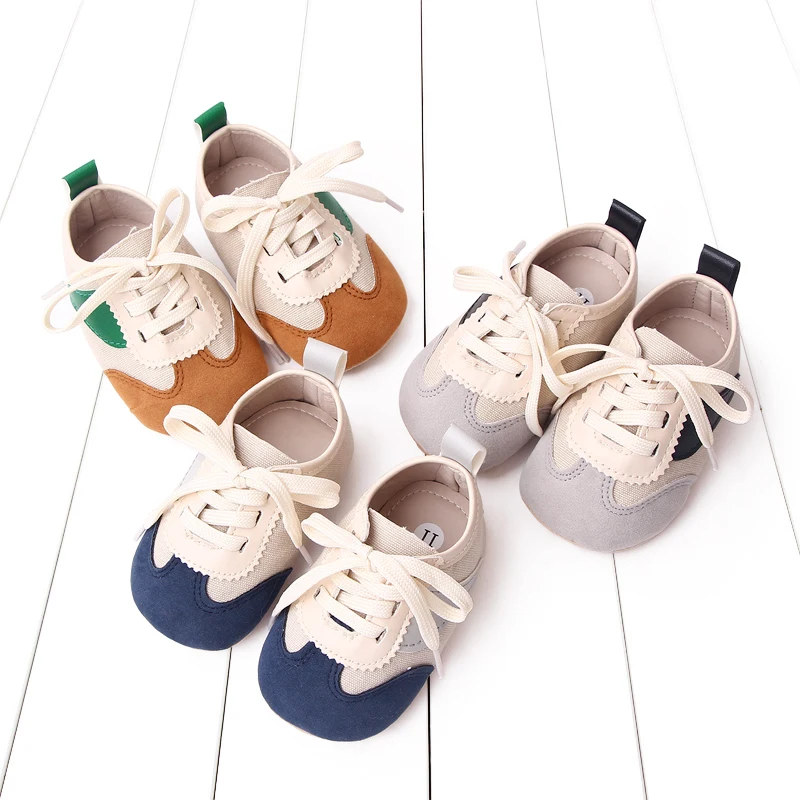 Scarpe da bambino autunnali Scarpe da apprendimento Scarpe per bambini piccoli Scarpe da bambino per neonati Scarpe sportive semplici e versatili Proprietà antiscivolo