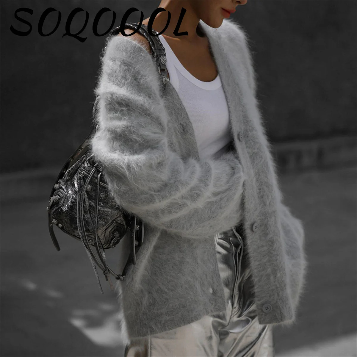 Elegant Long Sleeve Sweater Women 2024 Autumn New Single-Breasted Cardigans Chic Female Casual Soft Flexible Knitted Outwear