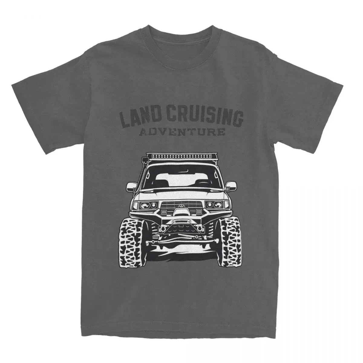 Men Pure Cotton FJ80 Off-road Car Tee Shirt Graphic Clothing Vintage Landcruising Adventure Land Cruiser 80 Off Road T-Shirts