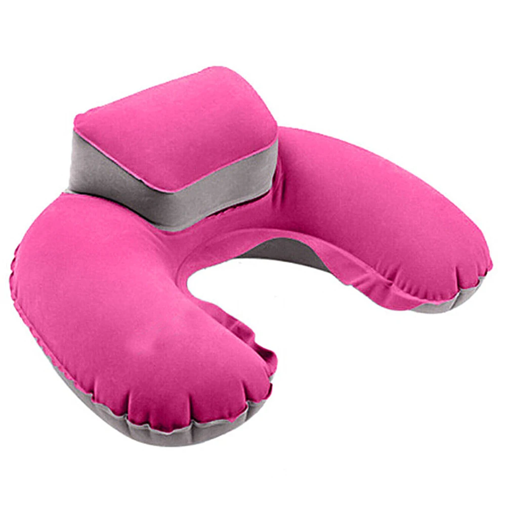 

Nap Pillow Inflatable Camping Pillows Air for Travel Portable U Neck Airplane Outdoor