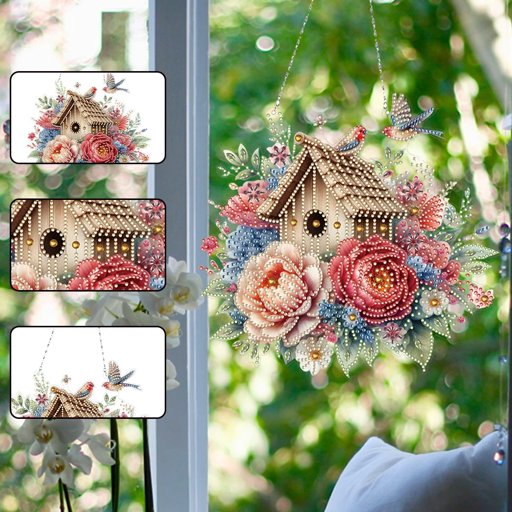 

High-Quality Hanging Diamond Art Kits DIY Crystal Diamond Painting Wall Decor for Living Room Bedroom and Gift