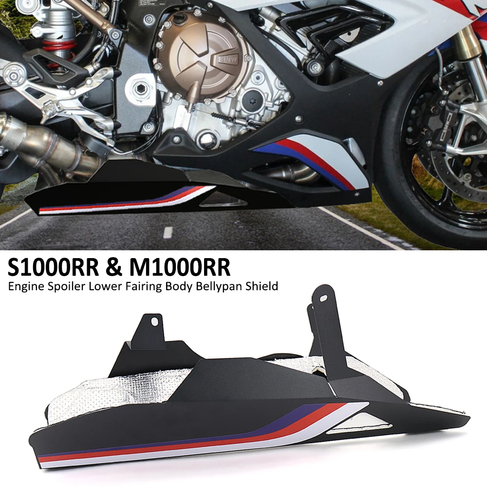 

Motorcycle Engine Spoiler Lower Fairing Body Bellypan Protector Guard Chassis Shield For BMW M1000RR S1000RR M S 1000 RR 1000RR