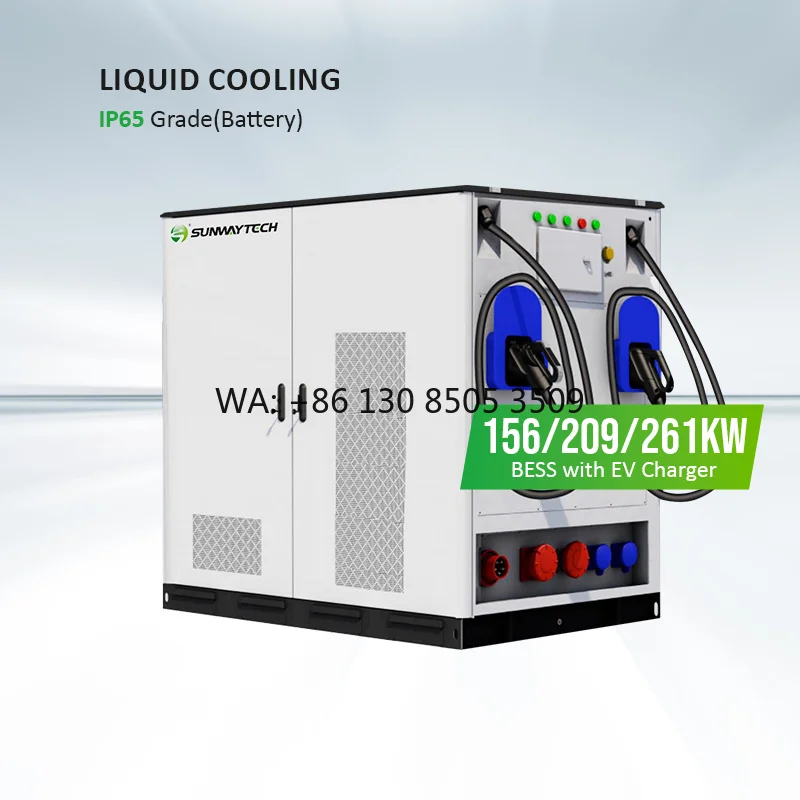 ESS Charging Station 80KW Integrates Energy Storage Batteries All in One EV Charger Energy Management Monitoring System