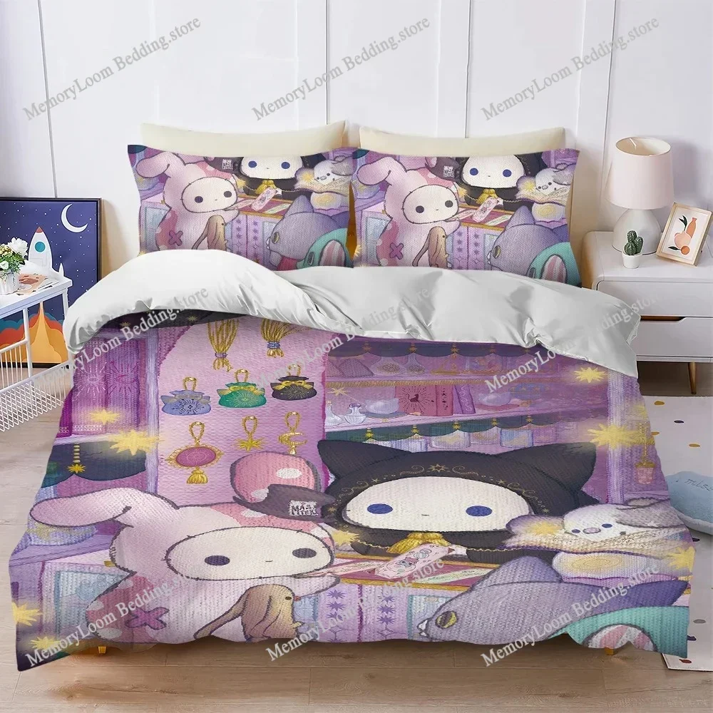 

S-Sentimental Circus Cute Duvet Cover Set Home Style Bedding Soft Laundry Cotton Bed Student Dormitory Gift Home Textileextile74