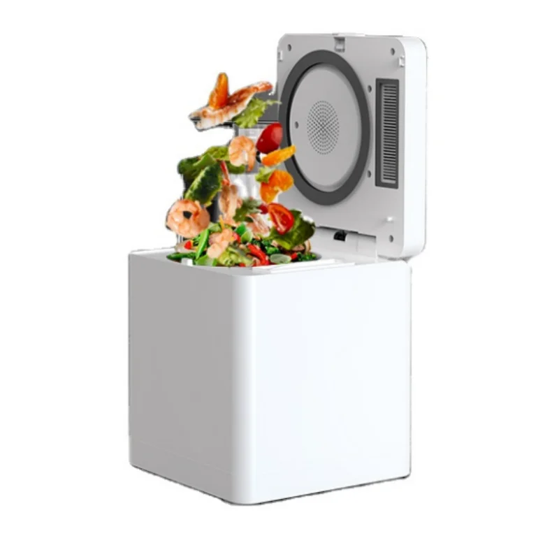2.5L Electric Home Smart Kitchen Food Waste Processor Composter with App-Controlled Stainless Steel Grinding Odor Free