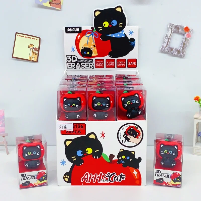 gommes-a-crayon-kawaii-en-forme-de-chat-pomme-24-pieces-lot-gommes-a-crayon-mignonnes-pour-ecriture-et-dessin-papeterie-cadeaux-fournitures-scolaires