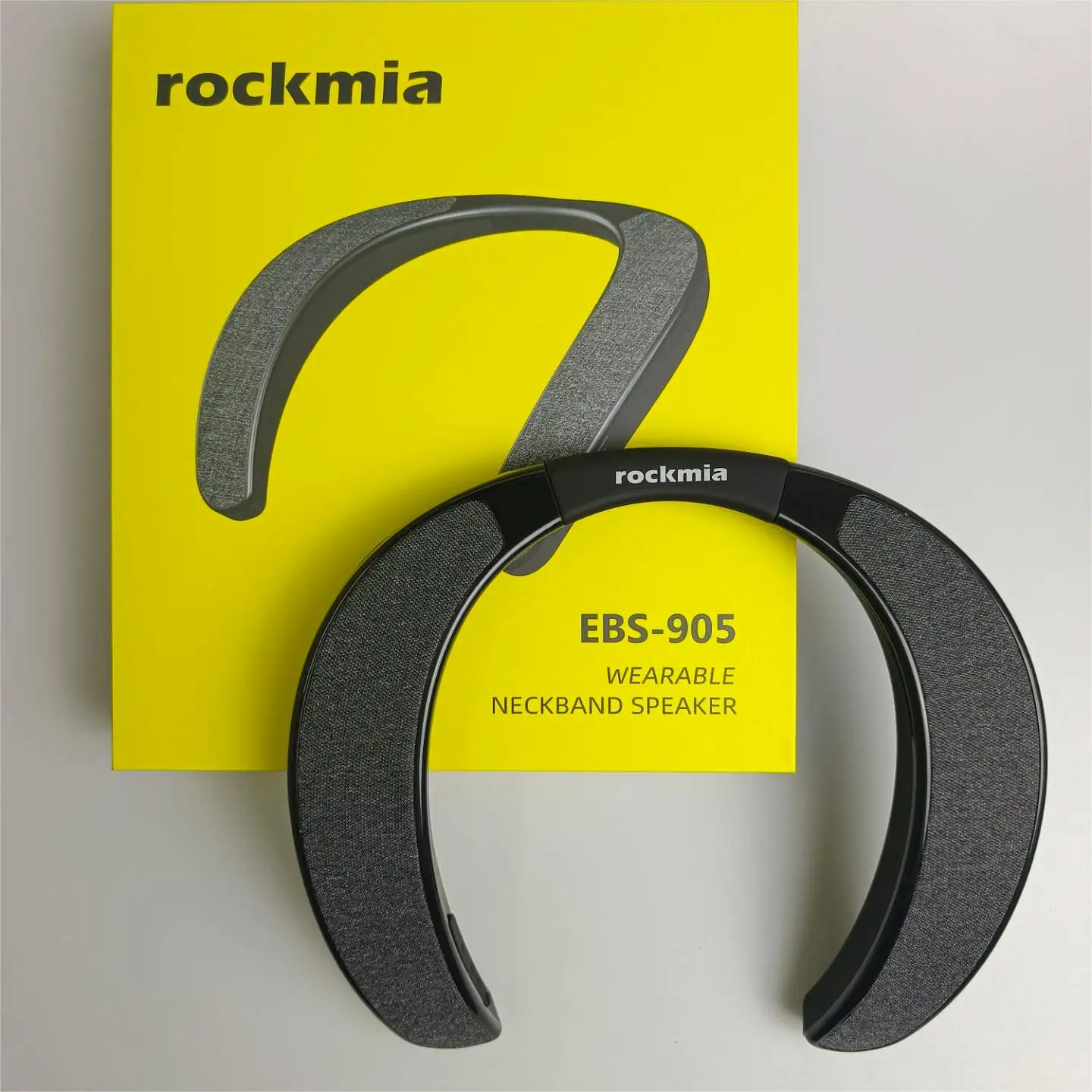 Rockmia Brand EBS-905 Wireless Wearable Neckband Bluetooth Speaker TF card Stereo Music Player Microphone Bass FreeHands Speaker