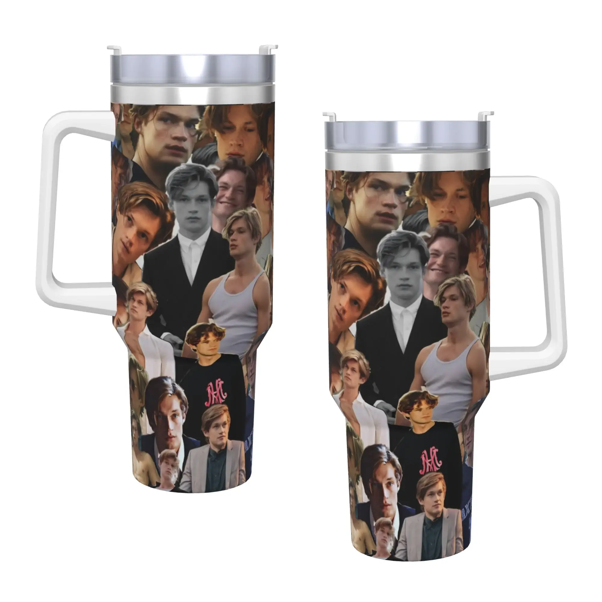 

Stainless Steel Tumbler James Beaufort Car Mugs With Straws Travelist Hot Drinks Water Bottle Leakproof 40oz Coffee Mug