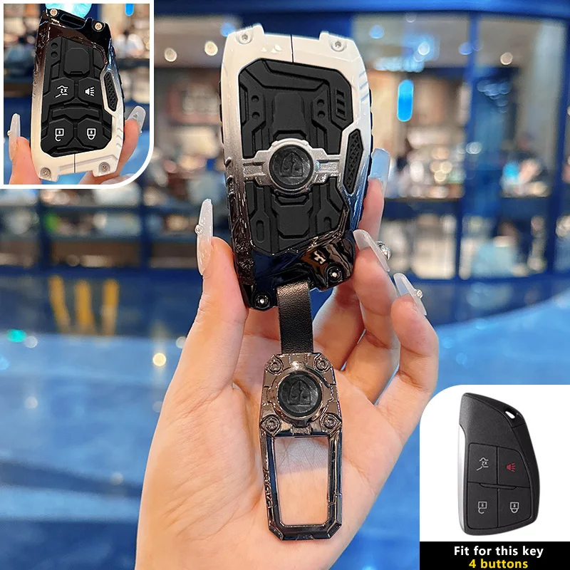 

Чехол для ключей от машины Chevrolet Silverado 1500 Tahoe Suburban GMC Yukon Denali Canyon Buick Envision S Plus Avenir Брелок для ключей