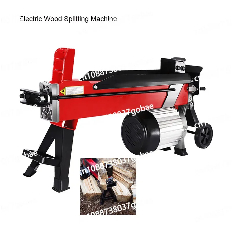 220V Electro-hydraulic Hoe Wood Machine Commercial High-power Hydraulic Skimmer Household Wood Split Wood Machine