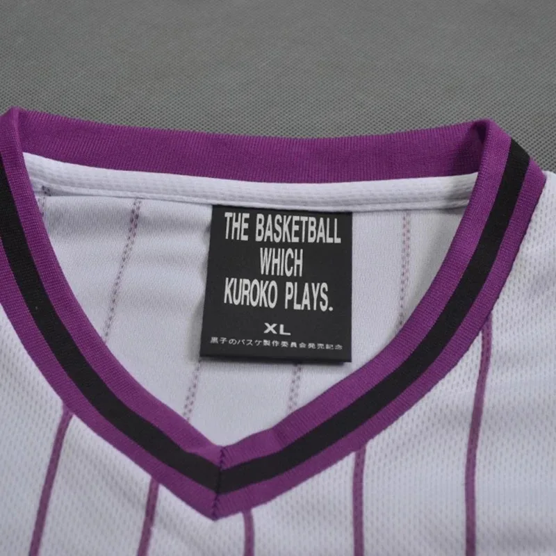 Kuroko no Basuke أنيمي تأثيري Yosen سلة زي مدرسي Murasakibara Atsushi جيرسي مجموعة 9 12 ملابس رياضية التي شيرت السراويل زي