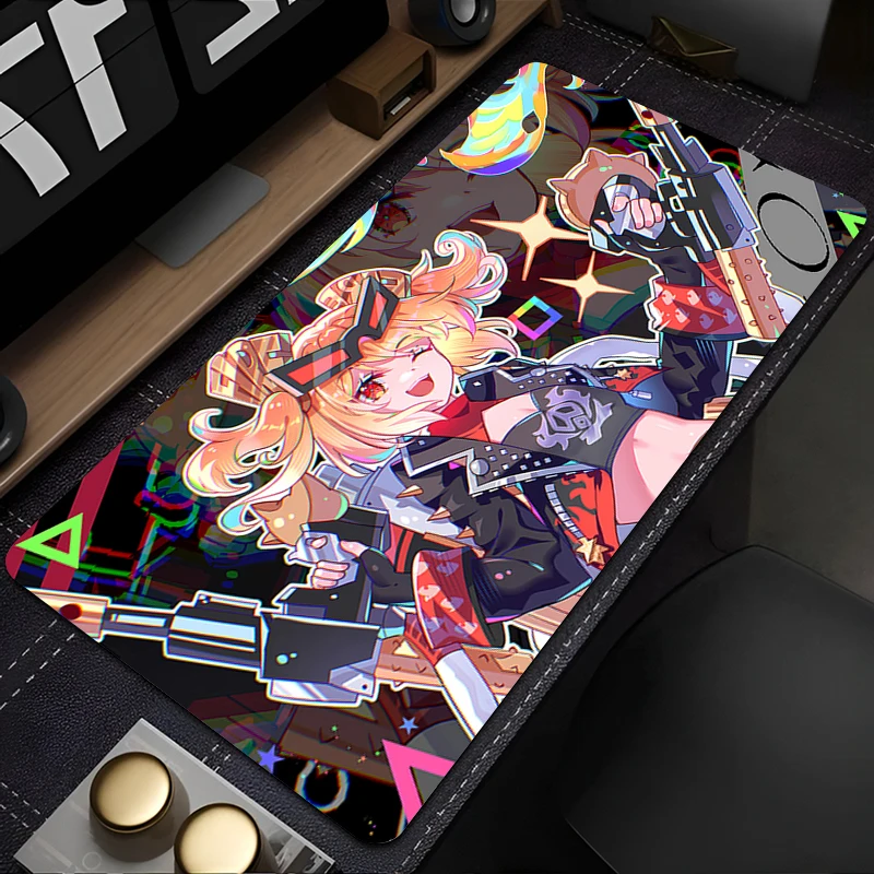 Zenless Zone Zero Mousepad Computer Mouse Pad Gaming Accessories Mause Pad Printing Deskmat Keyboard Pad Hoshimi Miyabi Mausepad