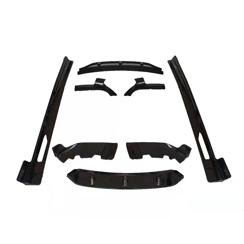 

Комплект кузова автомобиля для X6 G06 2020, боди в стиле MBM, автоматический бампер, диффузор, передняя губа, боковые юбки, глянцевый черный