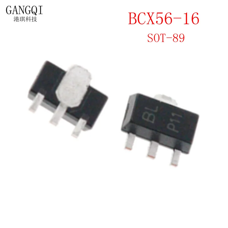 50ชิ้น BCX56-16 SOT-89 BCX56 BCX53-16 BCX52-16 BCX51-16 BCX54-16 BCX55-16ทรานซิสเตอร์ SOT89ใหม่มีในสต็อก