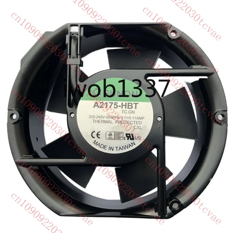 

For SUNON A2175-HBT 17CM 172*172*51mm AC220V Capacitor Axial Flow Fan