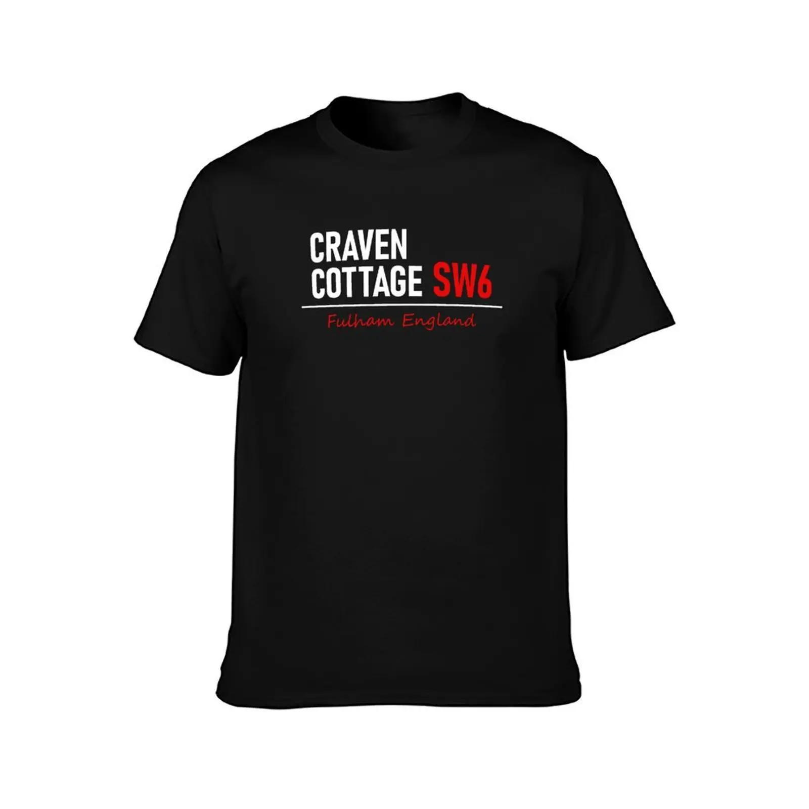 Craven Cottage - Fulham T-Shirt, Summer Casual Cotton Tee, Oversized Streetwear Tops, Vintage Graphic Print, Unisex Men Women