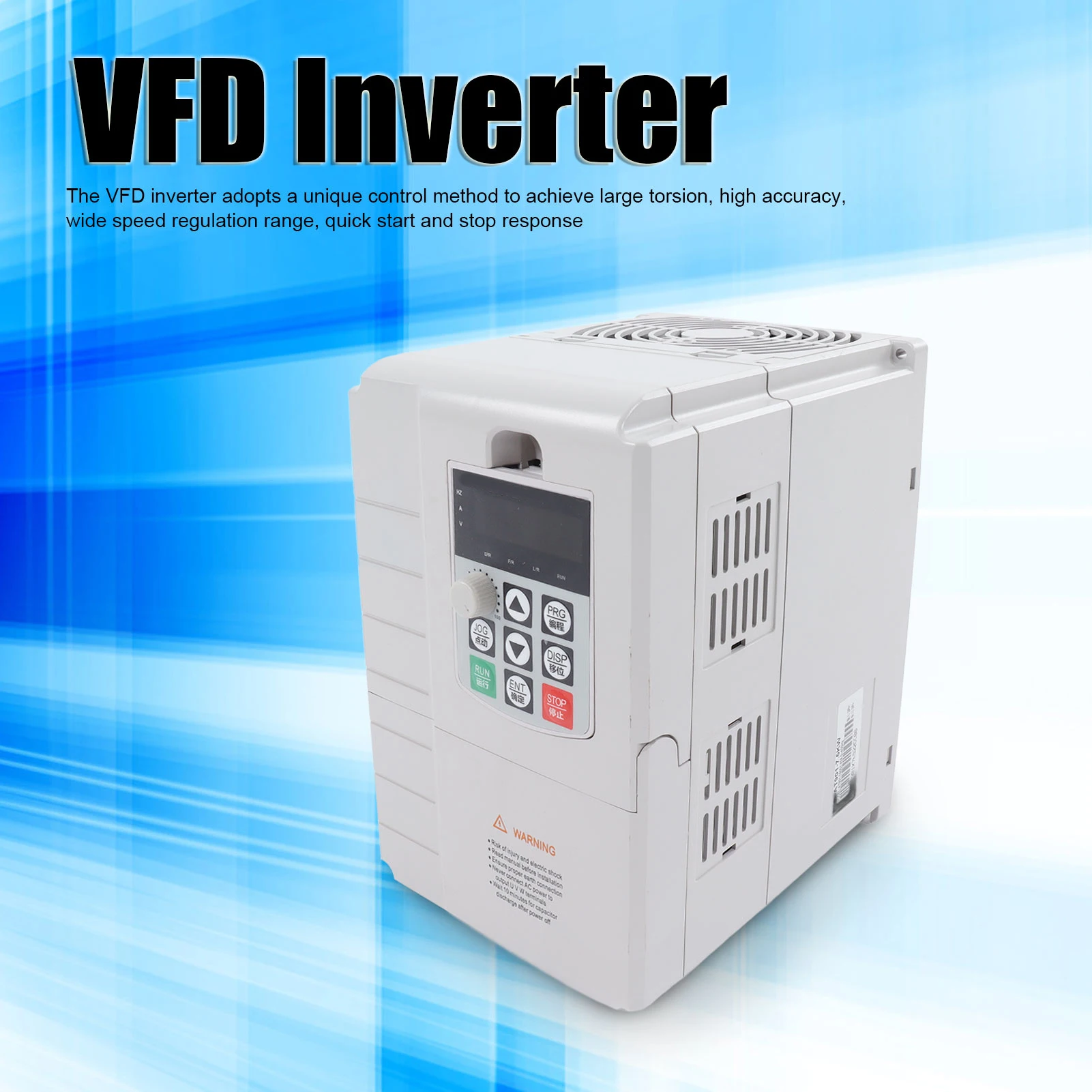 

Преобразователь частоты (ПЧ) однофазный на входе, трехфазный на выходе, 7.5 кВт, 220В