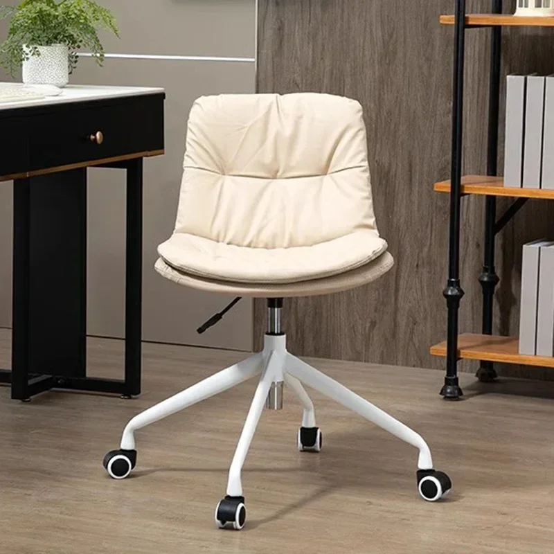 Nordic Sedentary Design Computer Chair Luxury Swivel Vanity Comfortable Computer Chair Backrest Office Bureau Meuble Furniture