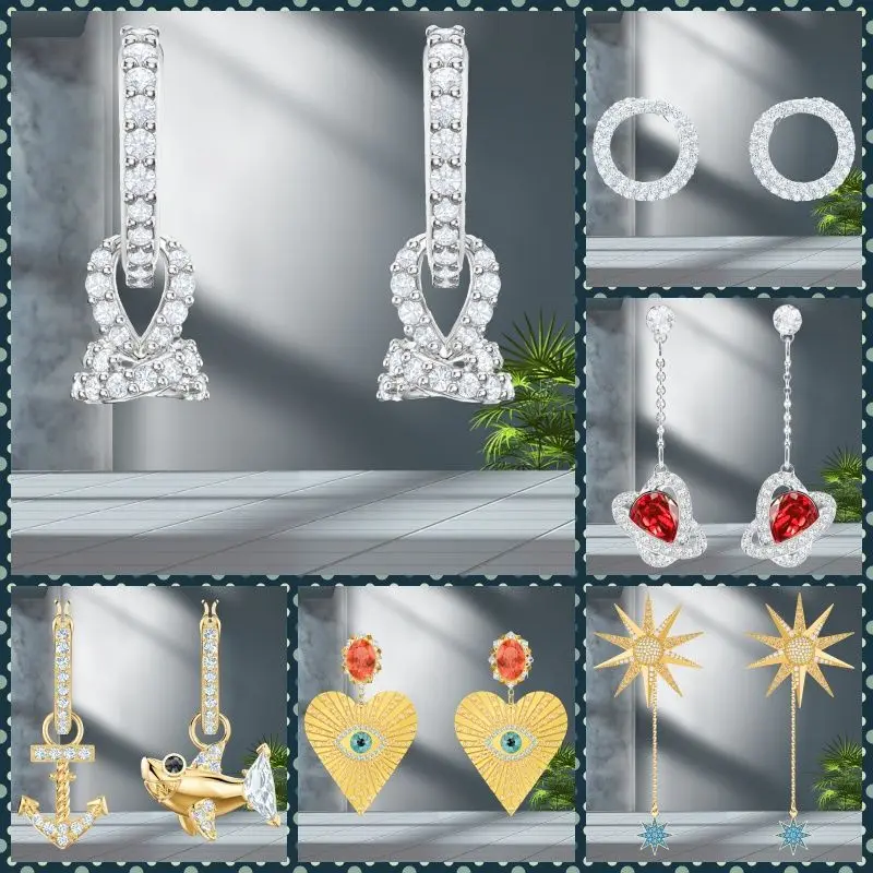 

2025 Top Rated Crystal Glamour Exquisite Women's Date Night Earrings Chic Design Limited Offer