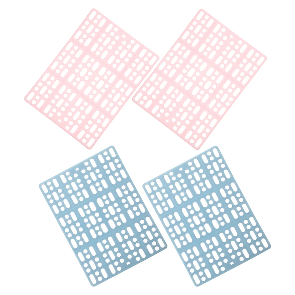 

4pcs Pet Cage Mat Rabbit Floor Foot Pads Small Animal Bed Bunny Lining Guinea Pig Accessories Wear Resistant Mats
